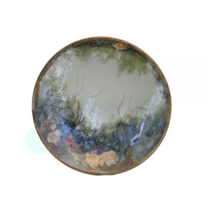 Highland Stoneware - Rockpool Celadon - Geo Dish - medium